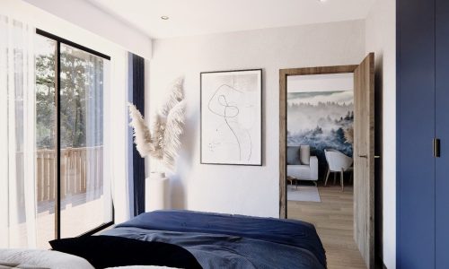 Apartament z wyjściem na przestronny balkon w obiekcie Ski and Bike Style Świeradów-Zdrój